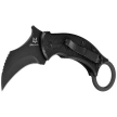 FOX Knife Tribal K Black G10, Black Top Shield N690Co by Doug Marcaida (FX-802)