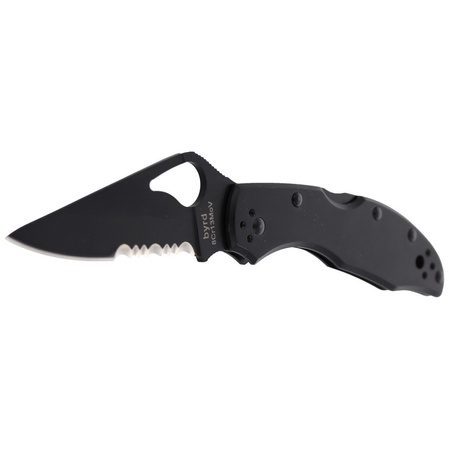 Spyderco Byrd Meadowlark 2 Stainless Black Blade, Combination (BY04BKPS2)