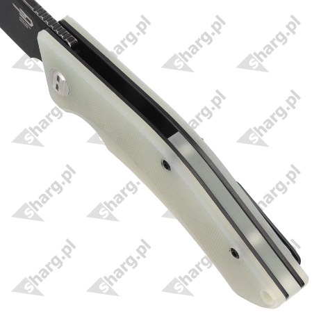 Nóż składany Bestech Cubis Jade G10, Black Stonewashed D2 (BG42E)