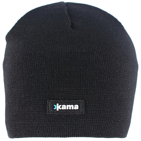 Czapka Kama 100% Merino Wool / Polycolon Band, Black (A02-110)