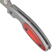 Nóż składany Muela KMC-7R Gray Aluminium/Red Pakka Wood, Satin 440C