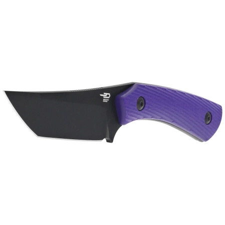 Bestech Step Knifew Purple G10, Black PVD D2 by Denis Simonutti (BFK06C)