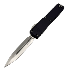 Microtech Ultratech Gen IV D/E OTF Knife Graphite Aluminum, Stonewashed M390MK by Tony Marfione (11224-10GP)
