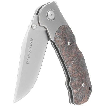 Nóż składany Viper Turn LE 111/300 Titanium/Dark Matter Copper Fat Carbon, Bead Blasted M390 by Fabrizio Silvestrelli (V5986FCC)