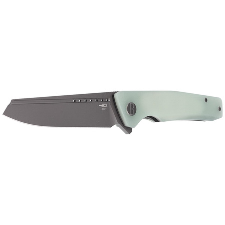 Bestech Slyther Knife Transparent G10, Grey Titanized 14C28N (BG51B-3)