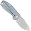 LionSteel Nano Knife Blue Titanium, Satin MagnaCut (NA01 BL)