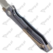 Nóż składany Bestech Supersonic Blue Titanium, Stonewashed / Satin CPM S35VN (BT1908B)