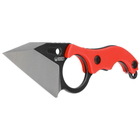 Kubey Hippocam Knife Red G10, Two Tone D2 (KU166D)