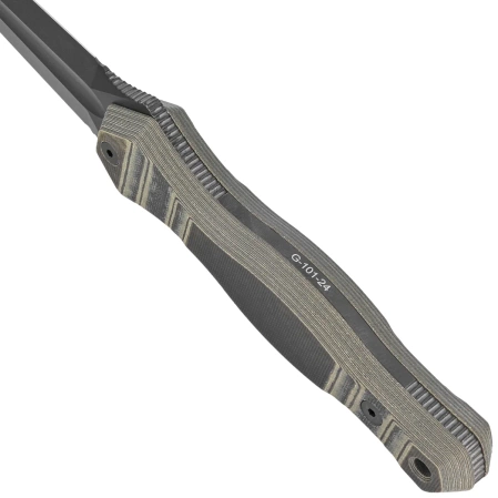 Mikov Golak LE Black/Olive G10, Black DLC N690 by Roman Hippík knife (GOLAK)