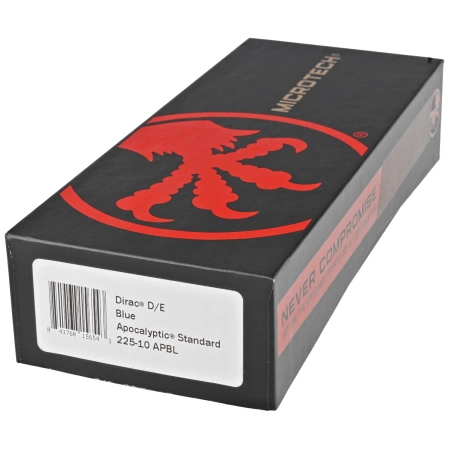 Nóż automatyczny OTF Microtech Dirac D/E Blue Aluminium, Apocalyptic M390 by Tony Marfione (225-10APBL)