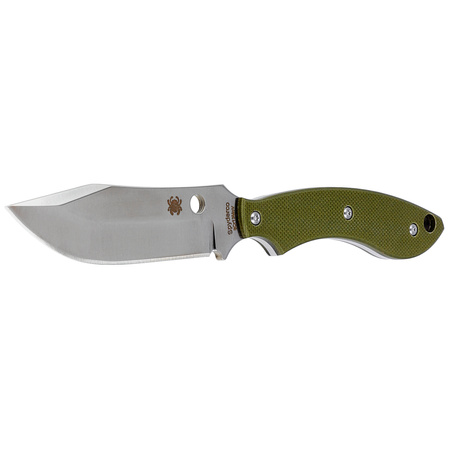 Spyderco STOK Bowie Old Green G10, Satin 8Cr13MoV by Sjoerd Stok knife (FB49GPOD)