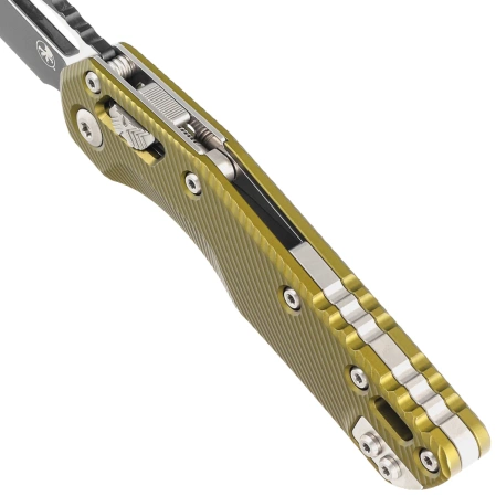 Microtech MSI S/E Fluted OD Green Aluminium, Black M390MK by Tony Marfione (210-1FLOD)