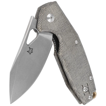 FOX Yaru Green Micarta, Stonewashed M398 by Jesper Voxnæs (FX-527LI MOD)