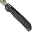 Fox Original Gangster LE No 321/350 Dark Matter Fat Carbon, Satin Elmax by Bob Terzuola Knife (FX-ATC-OG01 CFMC)