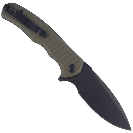Civivi Mini Praxis Knife OD Green G10, Black Stonewashed D2 (C18026C-1CP)