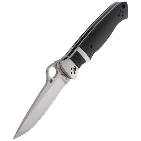 Spyderco Vallotton Sub-Hilt Black G10, Satin CPM S30V Knife by Butch Vallotton (C149GP)