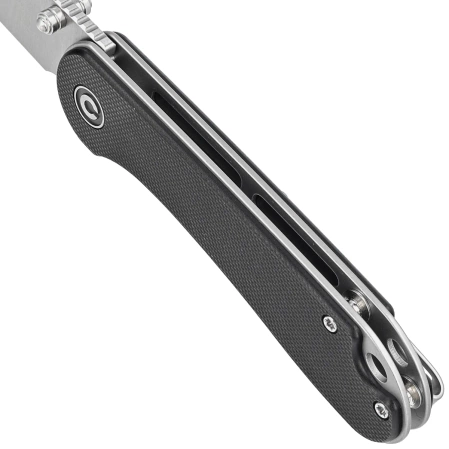 Nóż składany Civivi Elementum Wharncliffe Black G10, Satin Nitro-V (C18062AF-1)