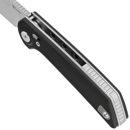 Reate PL-XF-A-1 Knife Black Aluminum, Satin/Stonewashed Nitro-V