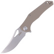 Nóż składany Kubey Phemius KU149B Tan G10, Bead Blasted D2
