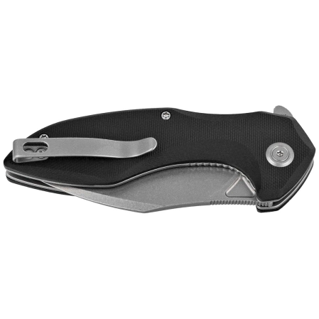 Kubey Nobel Knife Black G10, Beadblasted 14C26N (KU236K)