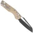 Microtech MSI S/E Ram-Lok Frag Tan G10, Black M390MK by Tony Marfione (210-1FRGTTA)