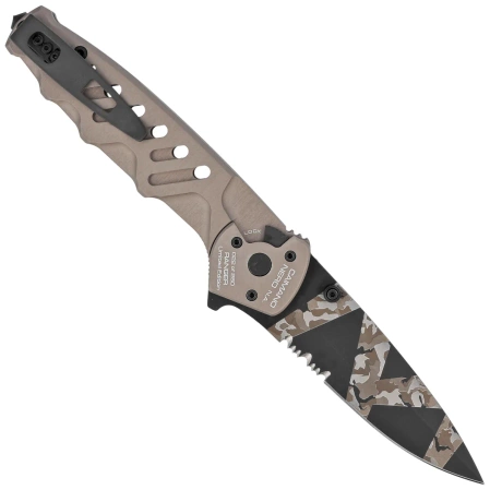 Extrema Ratio Caimano Nero N.A. Ranger LE No 073/250 Tactical Mud Aluminium, Geotech Camo N690 (04.1000.0166/BW/TM)