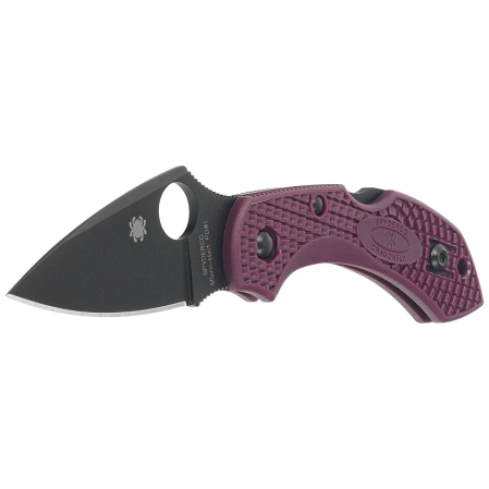 Spyderco DragonFly 2 Sprint Run Burgundy FRN, TiCN Micro-Melt PD#1 by Sal Glesser Knife (C28BGBK2)