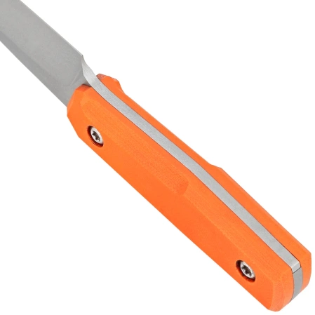 Za-Pas Knives Geo Orange G10, Satin D2 (GEO-SAT-G10-OR)