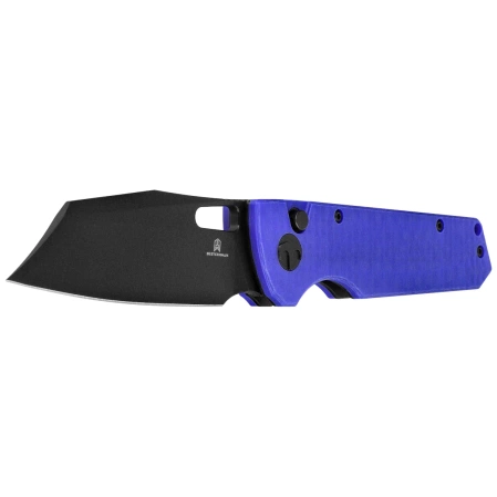 Nóż składany Bestechman Guardian Blue G10 w/ Carbon Fiber Pattern, Black PVD D2 (BMK11G)