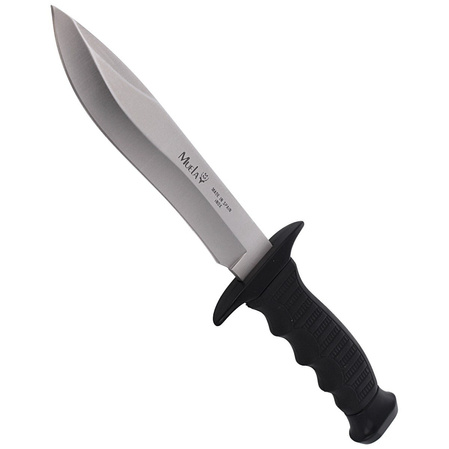 Muela 85-161 Black Rubber Knife, Satin 420H