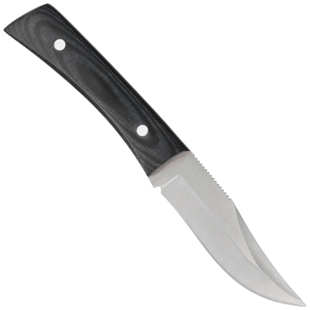 Muela BWE-8M Black-Blue Canvas Micarta Knife, Satin X50CrMoV15