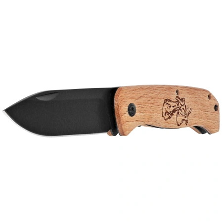 Nóż składany Martinez Albainox Country Hound And Rabbit Wood, Black 3Cr13Mov (25147GR632)