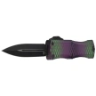 Microtech Hera II Mini D/E OTF Knife Alien Purple X-51 Aluminium, Black M390MK by Tony Marfione (1702M-1PUX51S)