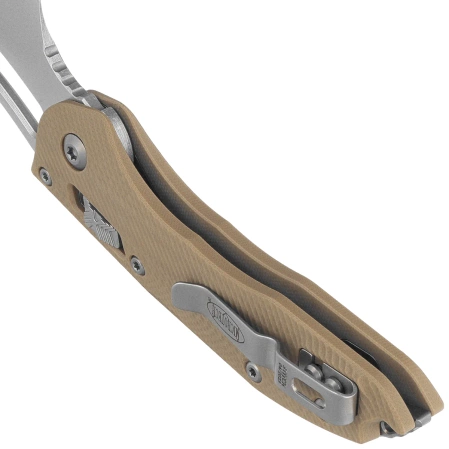 Microtech Stitch Ram-Lok S/E Knife Tan Fluted G10, Stonewashed M390MK by Borka Blades and Tony Marfione (169RL-10FLGTTA)