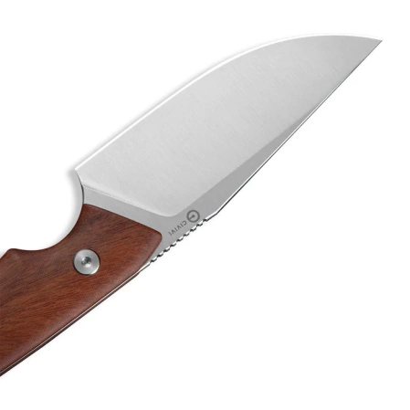 Civivi Gander Knife Guibourtia Wood, Satin 14C28N by Matt Gentry (C24058B-3)