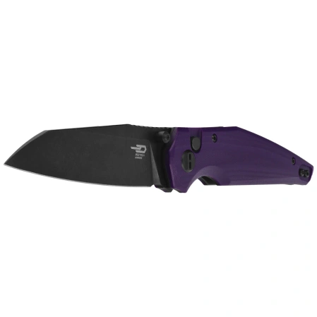 Nóż składany Bestech Snakebird Purple G10, Stonewashed / Black PVD 14C28N (BG58E)
