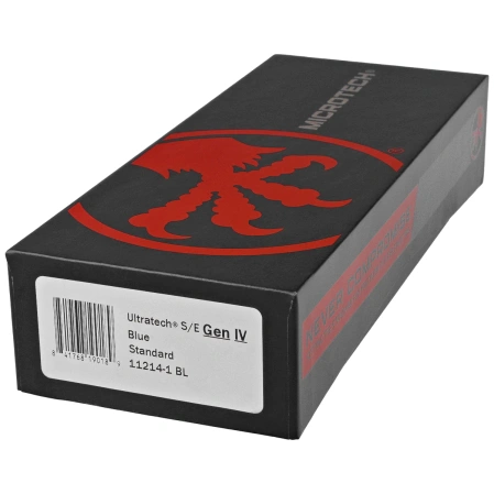 Microtech Ultratech Gen IV S/E Blue Aluminum, Black M390MK by Tony Marfione (11214-1BL)