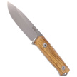 LionSTEEL B41 Olive Wood, Stonewashed Sleipner by Molletta bushcraft knife (B41 UL)