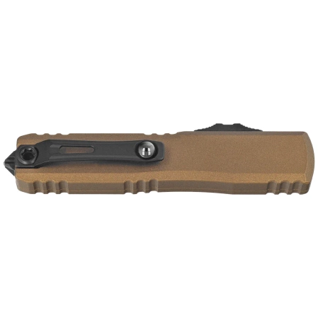 Nóż automatyczny OTF Microtech Ultratech Gen III ZBP D/E Burnt Bronze Cerakote Aluminium, Burnt Bronze Cerakote M390MK by Tony Marfione (1122-1UB-C19Z4)