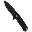 Nóż składany LionSteel ROK Black Aluminium, Black M390 by Molletta (ROK A BB)