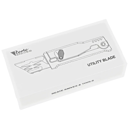 Reate EXO-U V2 Gravity Knife Diamond Pattern Bronze Aluminum, Stainless Steel