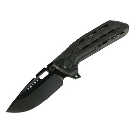 Nóż składany Reate TX228 LE No 046/200 Black DLC Titanium, Black DLC Titanium Clip, Black DLC M390 (TX228 TDLC.TDLC.DLC)