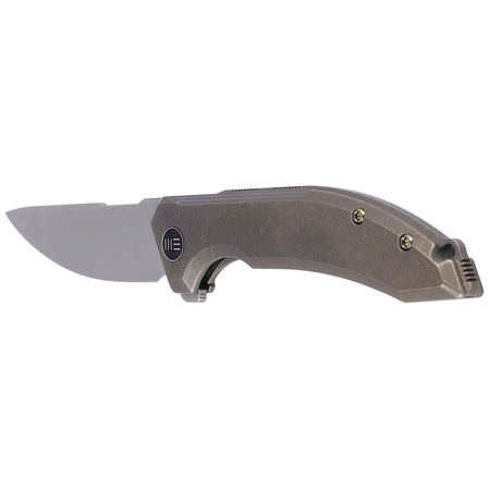 Nóż składany WE Knife Quixotic Bronze Titanium, Silver Bead Blasted CPM 20CV (WE21016-5)
