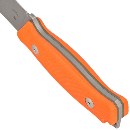 Nóż Fox Rifle Windage Orange G10, Stonewashed BECUT by Raven Knives Design (FX-661 OR)