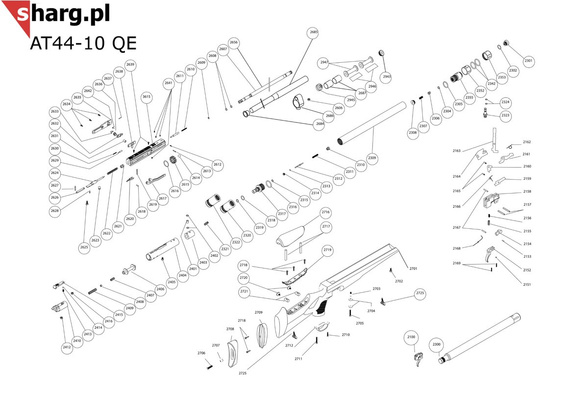 Trigger bolt for Hatsan AT44 airgun (2111)