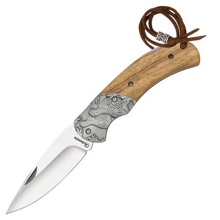 Nóż składany Martinez Albainox Wild Partridge Zebra Wood, Satin 3Cr13Mov (18978)