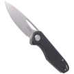 Kubey Knife Doris, Black G10, Satin D2 (KU324A)