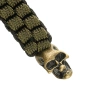 M-Tac knife lanyard Cuboid Skull Black/Olive paracord (10285201)