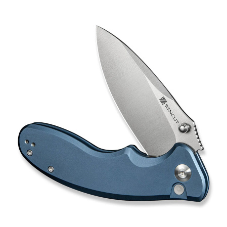 Sencut Cybrix Blue Aluminum, Satin 9Cr18MoV (S23098A-4)