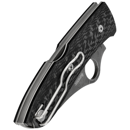 Nóż składany Spyderco SpyOpera Sprint Run Carbon Fiber, Damasteel Thor by Massimo Salice Sanna (C255CFPD)
